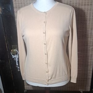 Classic Tan Women's Cardigan